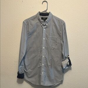 Forever 21 Blue Casual Button Down Shirt